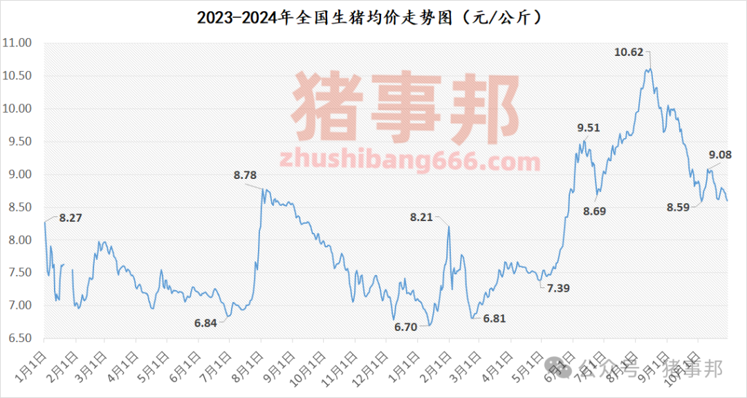 10月29日猪价汇总（均价连跌6天！）